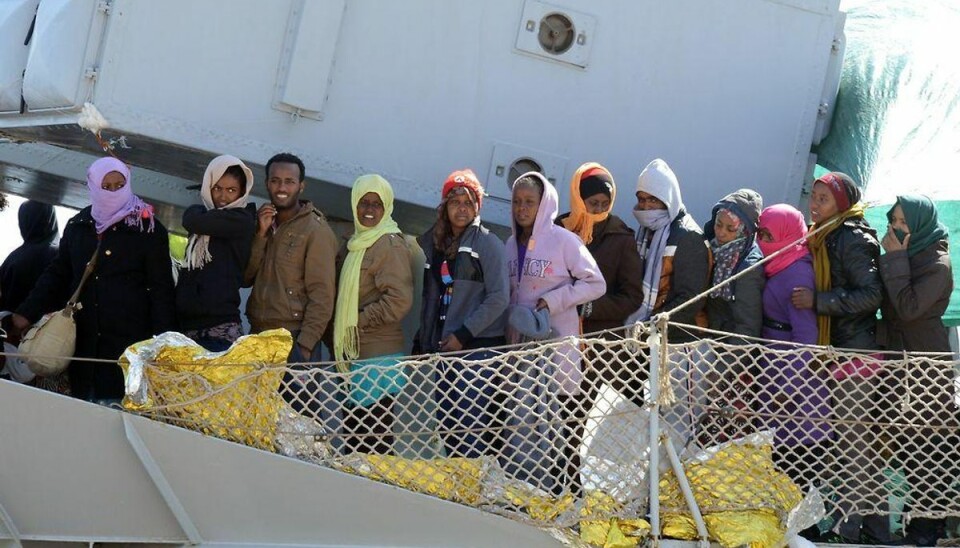 Thorning: Bådflygtninge er Afrikas ansvar Foto: Scanpix