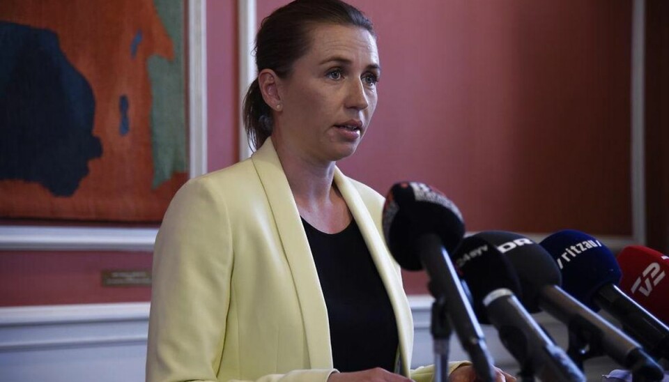 PET gav forkerte oplysninger til regeringen Pressemøde om evaluering af terrorangrebet i København. Justitsminister Mette Frederiksen orientere i justitsministeriet. Foto: Søren Bidstrup/Scanpix.