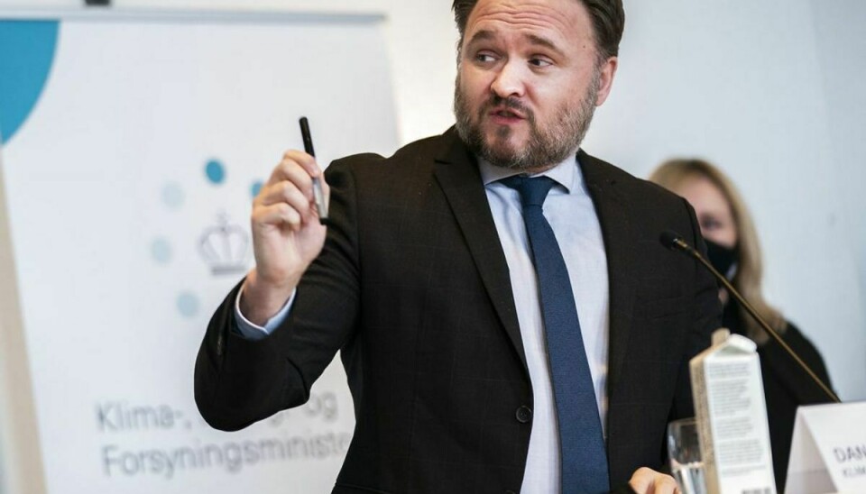 Dan Jørgensen er bekymret over det danske forbrug af biomasse. (Foto: Martin Sylvest/Ritzau Scanpix 2021)