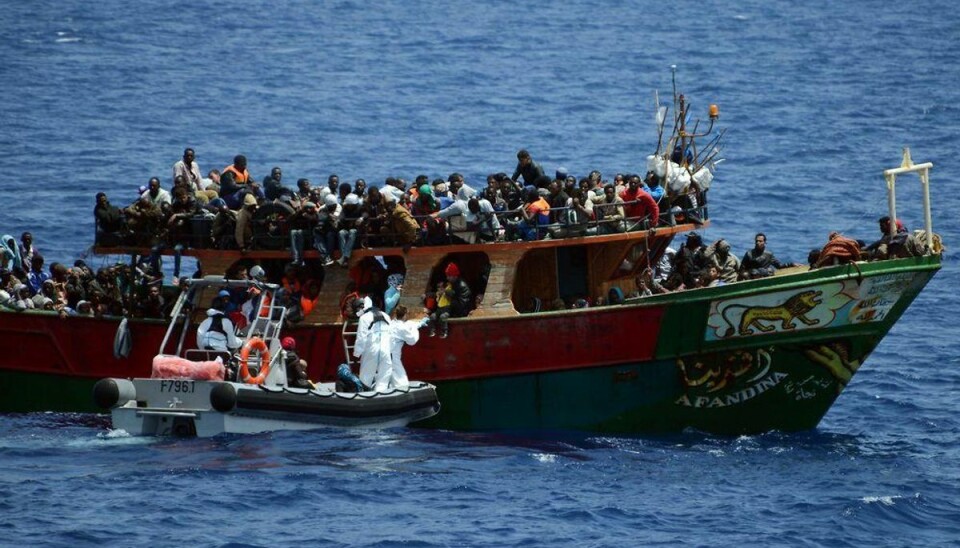 Over 900 flygtninge reddet på Middelhavet Arkivfoto: Scanpix.