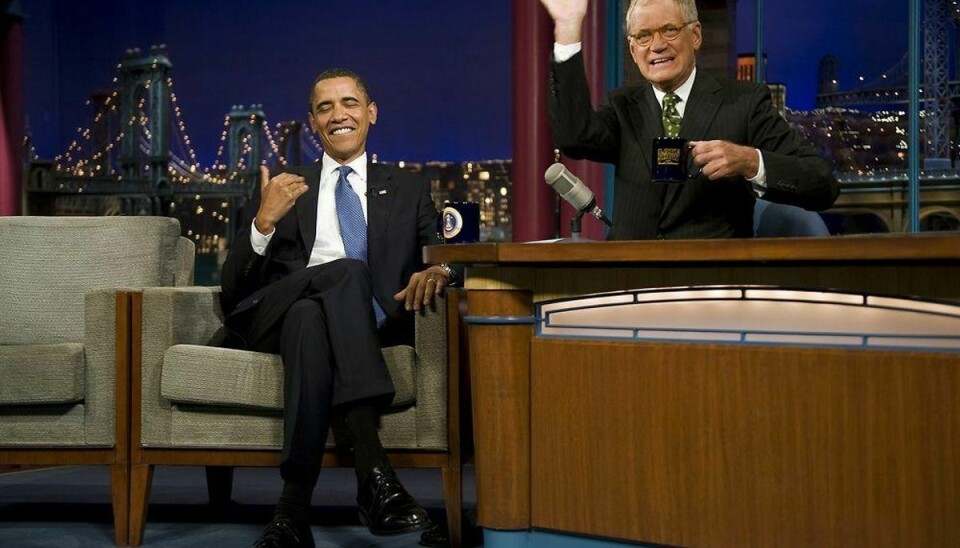 Obama har tidligere besøgt David Letterman. Arkivfoto: Jim WATSON/Scanpix.
