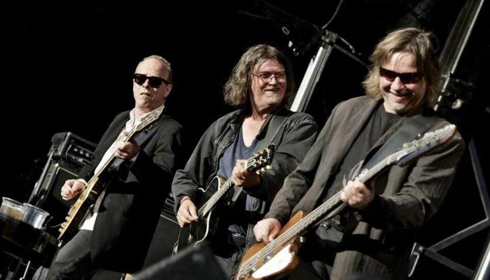 Johnny Madsen Band på Godset Johnny Madsen. Pressefoto.