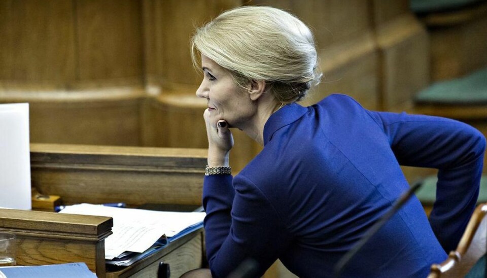 Aviser: Thorning bør tage ansvar for PET-fejl Tirsdagsspørgetime, Folketinget Helle Thorning under spørgetimen
