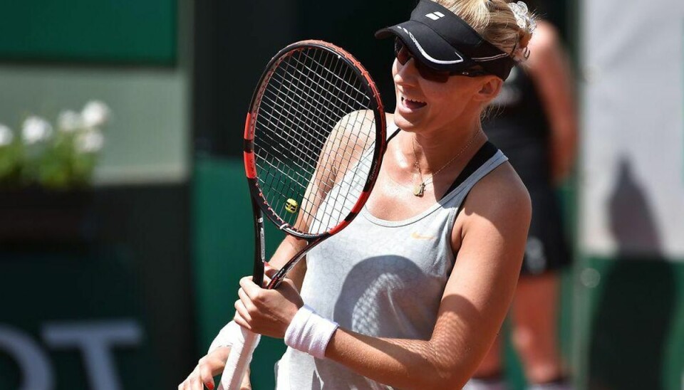 Teenager sender tredjeseedet ud af French Open Mirjana Lucic-Baroni. Foto: PASCAL GUYOT/Scanpix.
