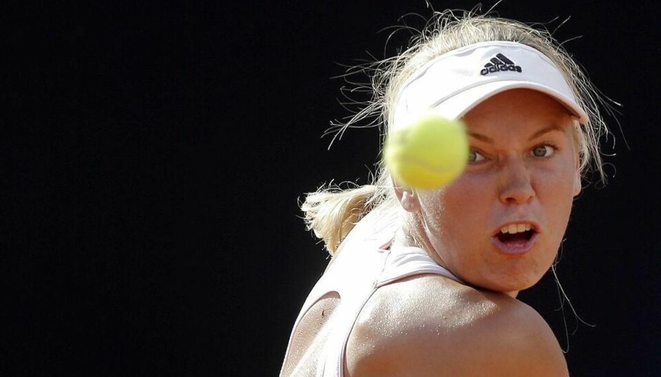 French Open: Wozniackis kamp udskudt Caroline Wozniacki. Foto: MAX ROSSI/Scanpix.