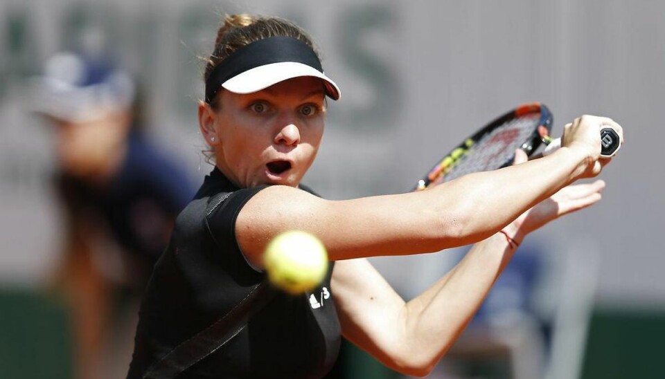 Wozniacki-konkurrent spiller sig sikkert videre Simona Halep. Foto: VINCENT KESSLER/Scanpix.