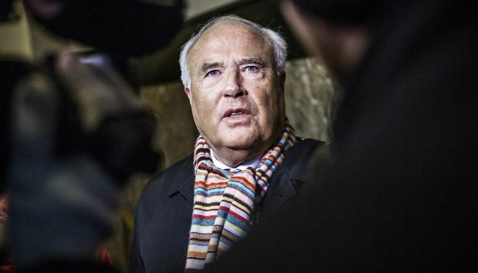 Don Ø tror på frikendelse i sag om kursfup Foto: Thomas Lekfeldt/Scanpix.