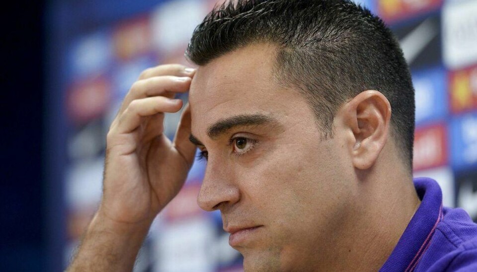 Barcelona’s Xavi Hernandez. Foto: JOSEP LAGO/Scanpix.