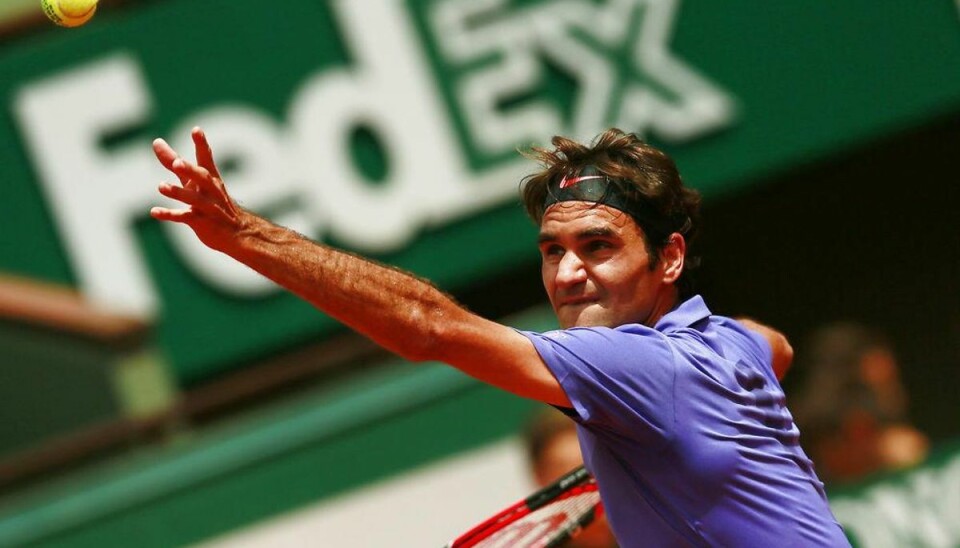 Roger Federer indleder French Open med sikker sejr Roger Federer. Foto: Jason Cairnduff/Scanpix.