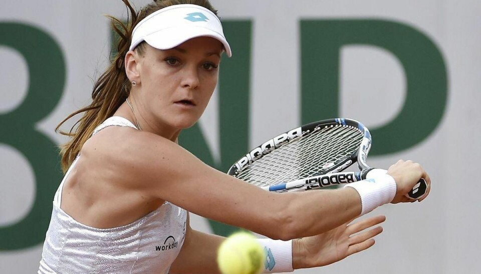 Wozniackis veninde slået ud af French Open Agnieszka Radwanska . Foto: DOMINIQUE FAGET/Scanpix.