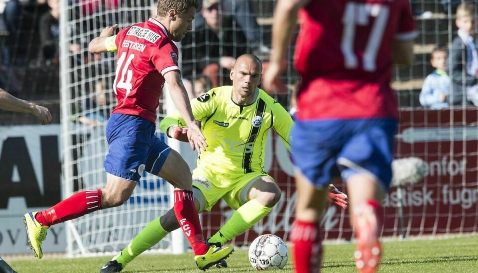 FC Vestsjælland spillede uafgjort mod SønderjyskE søndag. Foto: Claus Fisker/Scanpix