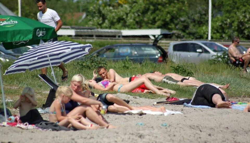 Gør klar til strandtur: Nu kommer sommervejret Foto: Elo Christoffersen