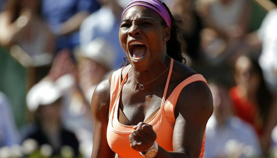 Serena Williams vinder French Open. Foto: Vincent Kessler/Scanpix.