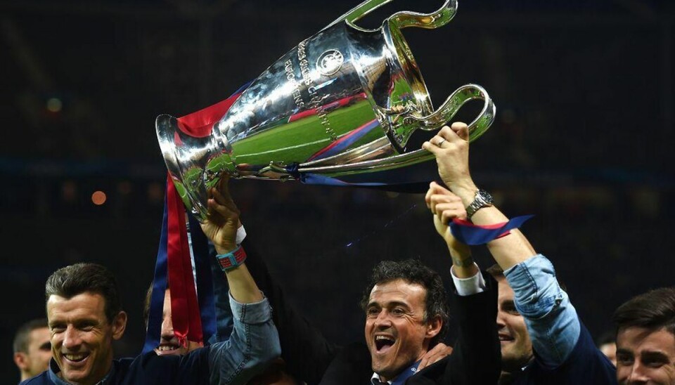 Barcelona-træner sår tvivl om fremtid efter triumf Luis Enrique. Foto: PATRIK STOLLARZ/Scanpix.