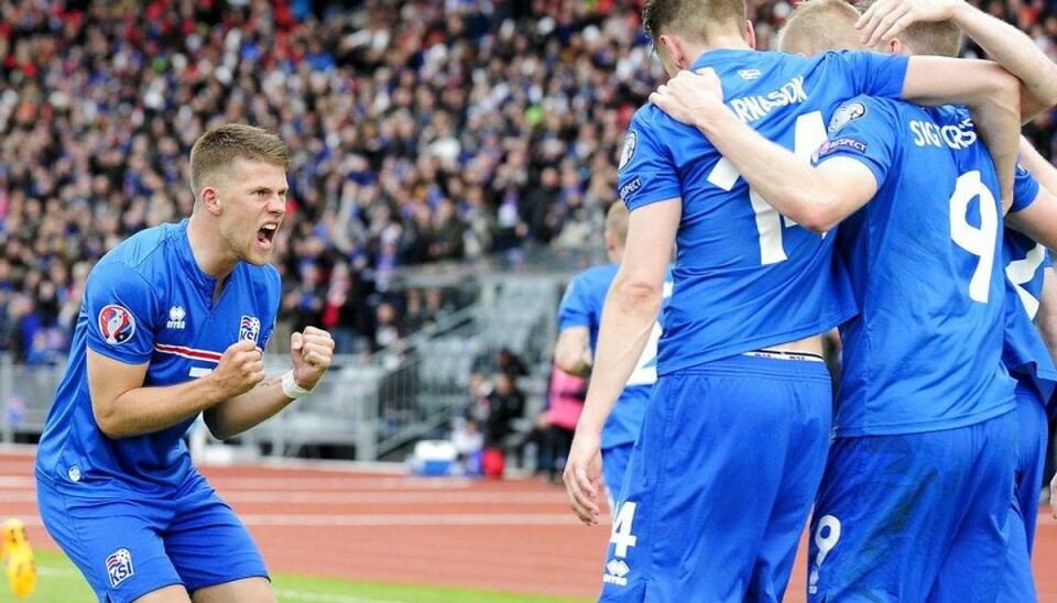 Ny islandsk sensation i EM-kvalen Foto: SIGTRYGGUR JOHANNSSON/Scanpix.
