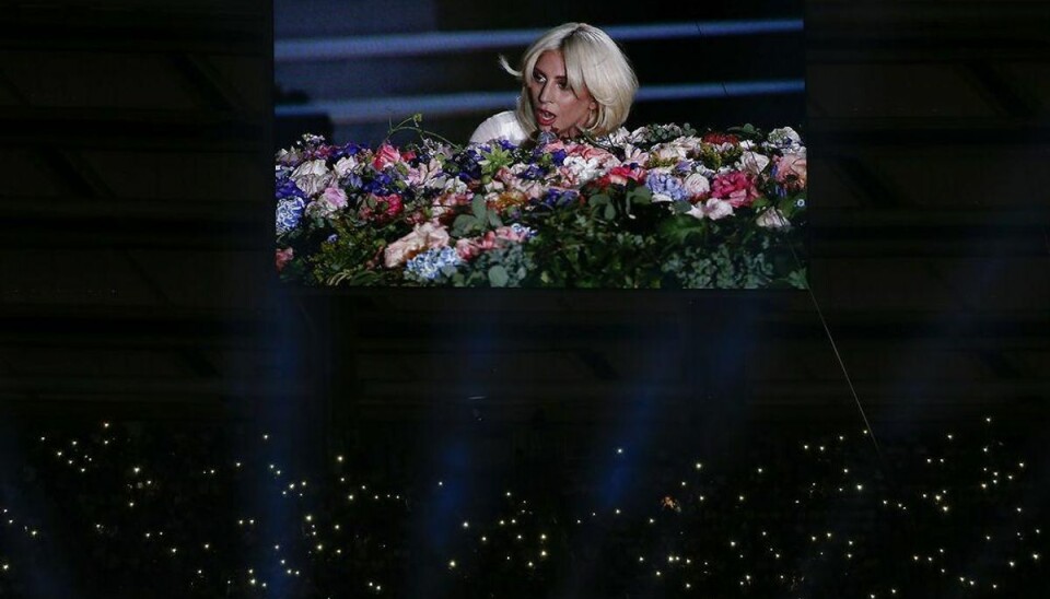 Lady Gaga overrasker med sang ved European Games-åbning Foto: STOYAN NENOV/Scanpix.