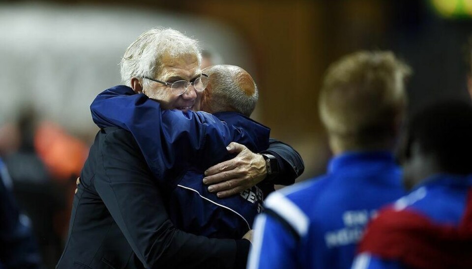 Morten Olsen ser kortere vej til EM-slutrunden Foto: Liselotte Sabroe/Scanpix.