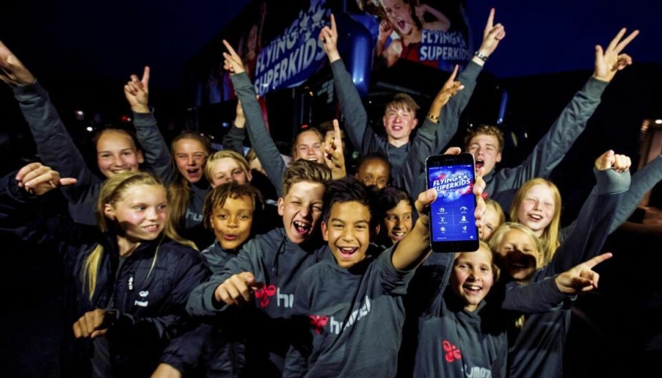 Flying Superkids inspirerer børn til motion Flying Superkids udgiver app, der skal få børn og unge til at bevæge sig. Pressefoto