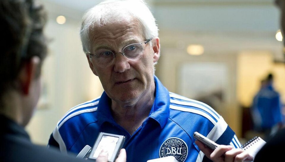 Konservativ Olsen foretrækker små slutrunder Landstræner Morten Olsen. Foto: Per Kjærbye/Scanpix.