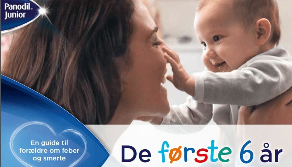Vejledning om Panodil Junior forkert: Dit barn kan dø af det Bogen her indeholder forkert oplysning om dosis Panodil Junior på side 21. Foto: GSK