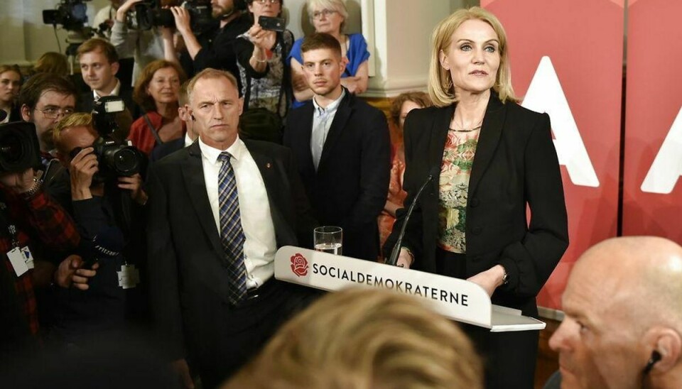 Helle Thorning-Schmidt trækker sig som formand for Socialdemokraterne. Foto: Bax Lindhardt/Scanpix.