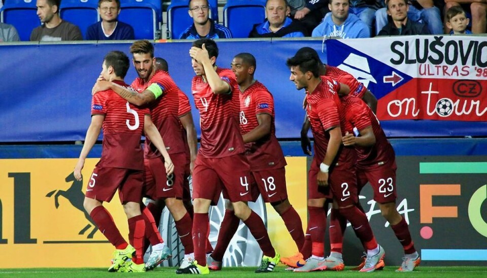 Portugal nedlagde England i uskøn kamp Foto: RADEK MICA/Scanpix.