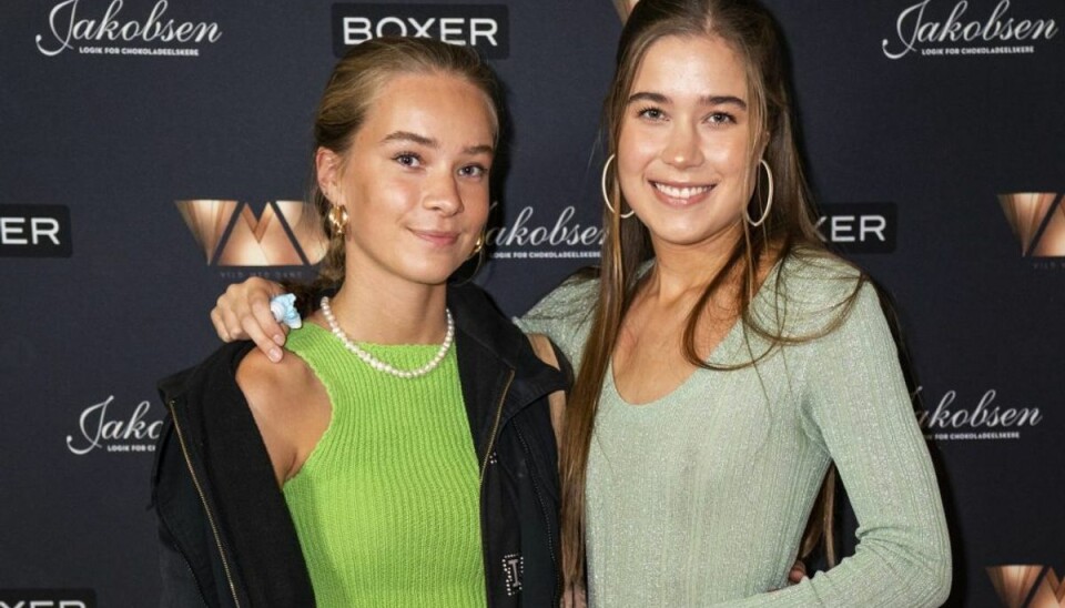 Går i sin berømte fars fodspor Filippa Coster-Waldau ses her sammen med sin søster, Safina. – Foto: Martin Sylvest/Ritzau Scanpix