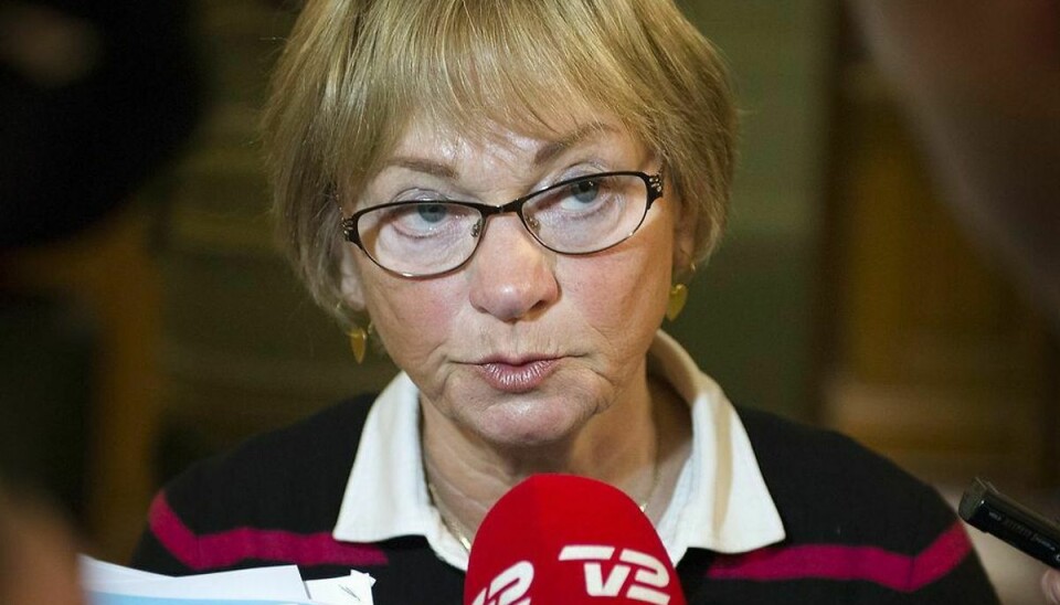 Pia Kjærsgaard (DF) kommer med al sandsynlighed til at indtage posten som Folketingets formand. Foto: Keld Navntoft/Scanpix