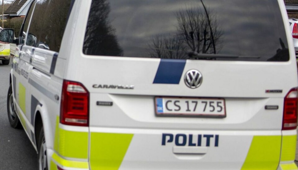 Ramte politibil under heftig flugt Arkivfoto: Mikkel Berg Pedersen/Ritzau Scanpix