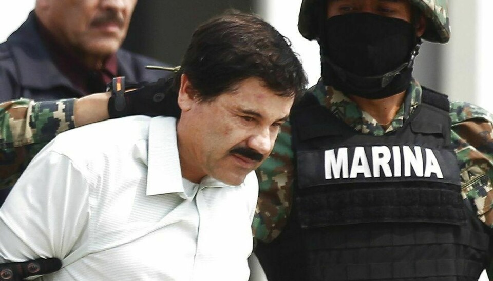 Narkobaron Joaquin “El Chapo” Guzman er flygtet fra et topsikret fængsel udenfor Mexico City. Foto: Scanpix.