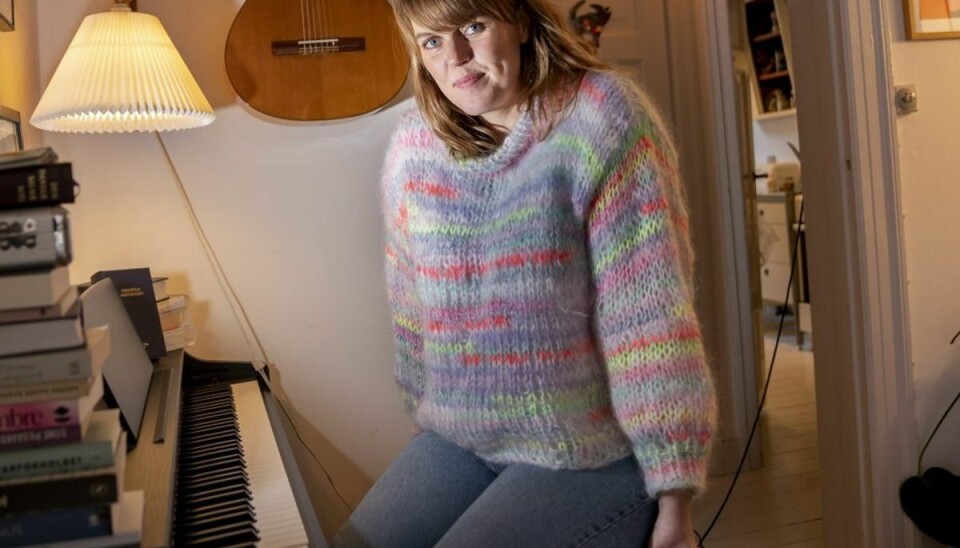 Katrine er DR’s nye stjerne Musik har altid været en del af Katrine Muff Enevoldsens liv. På sin folkeskole i Hillerød vandt hun skolens melodigrandprix i femte klasse. Hun sang “Runaway” med rockbandet The Corrs. – Foto: Liselotte Sabroe/Ritzau Scanpix