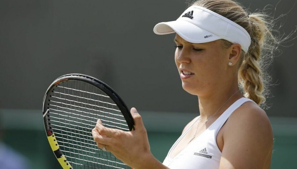 Wozniacki lægger sig ud med Federer og flabet journalist Caroline Wozniacki finder sig ikke i hvad som helst fra journalisterne. Foto: Adrian Dennis/Scanpix