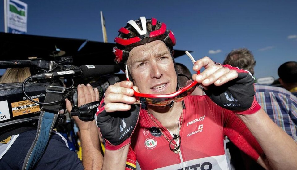 Lars Bak vil i Tour-udbrud for at vinde Lars Bak vil i udbrud på fredagens etape – for at vinde! Foto: Scanpix.