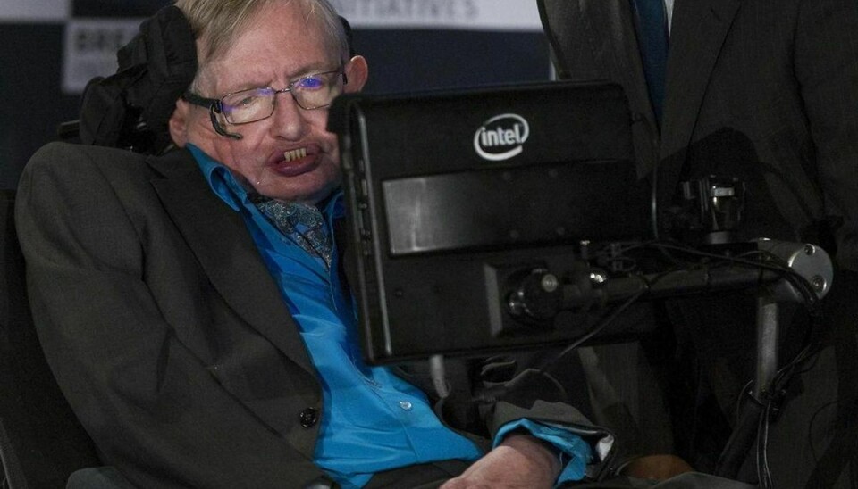 Stephen Hawking. Foto: NEIL HALL/Scanpix.