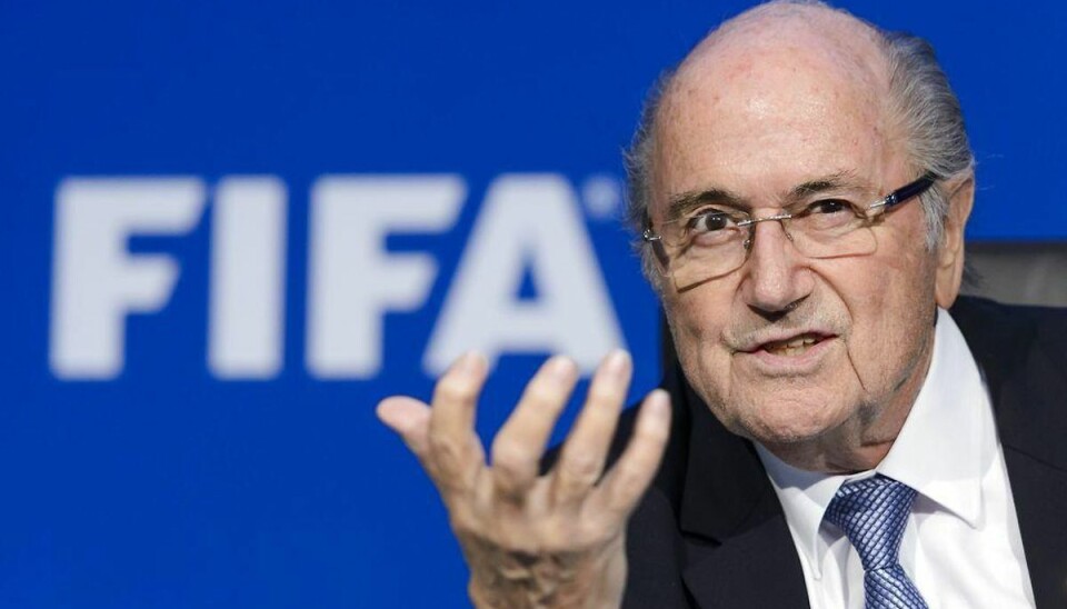Blatter slår fast: Genopstiller ikke som Fifa-præsident Sepp Blatter. Foto: FABRICE COFFRINI/Scanpix.