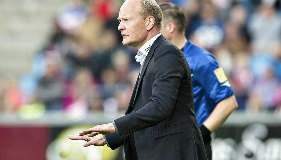 Esbjergs cheftræner Niels Frederiksen. Foto: Henning Bagger/Scanpix (Arkivfoto)