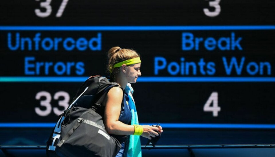 Karolina Muchova (foto) får amerikansk modstand i semifinalen, efter at hun overraskende sendte Australiens Ashleigh Barty ud i kvartfinalen onsdag. Foto: William West/AFP
