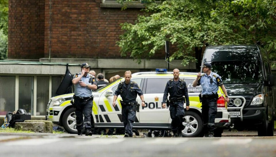 Det var vagten selv, der stod bag dramaet i Oslo. Foto: Vegard Wivestad Grøft/Scanpix