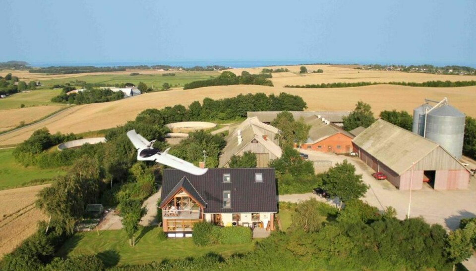 Hidtil er droner kun i begrænset omfang blevet brugt til landmåling herhjemme, men det bliver der nu ændret på. Foto: PR.