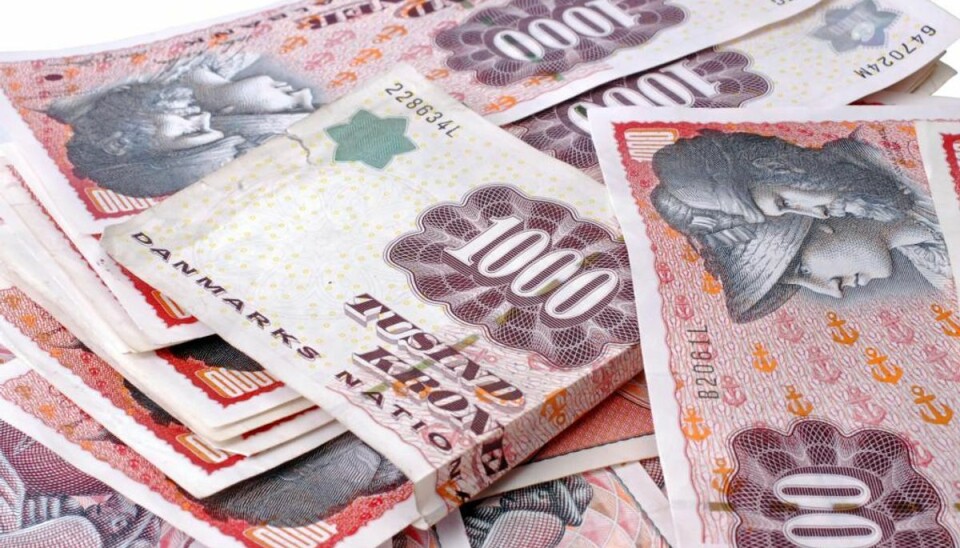 Hver dansker har over én million kroner Arkivfoto: Colourbox.