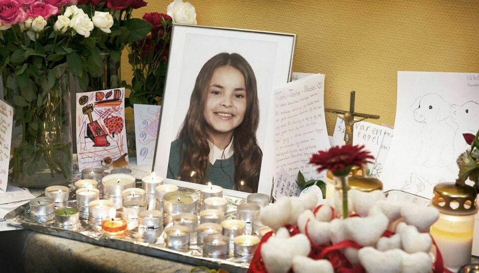 13-årige Natasha Torres Esquivel blev dræbt af vanvidsbilisten. Nu har han fået sin dom. Foto: Sonny Munk Carlsen/Scanpix (Arkivfoto)