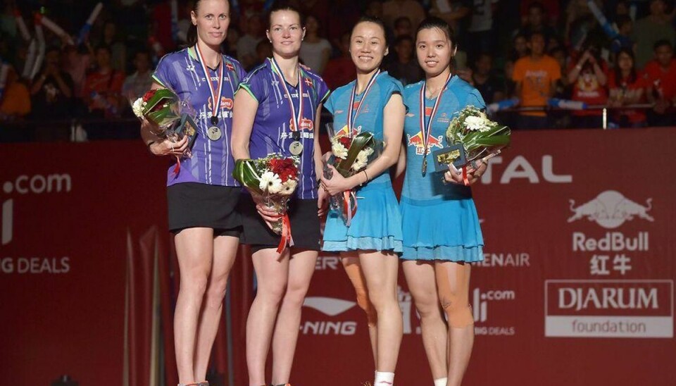 VM-sølv efterlader badminton-duo med blandede følelser Foto: ADEK BERRY/Scanpix.