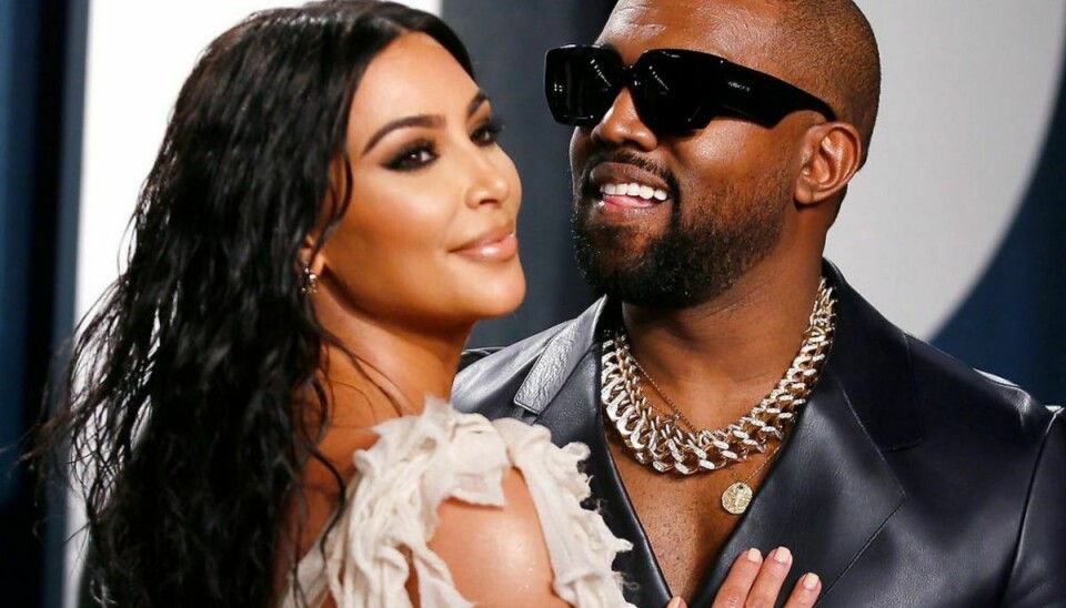 Kim Kardashian og Kanye West skal skilles, skriver flere medier. Foto: Scanpix.