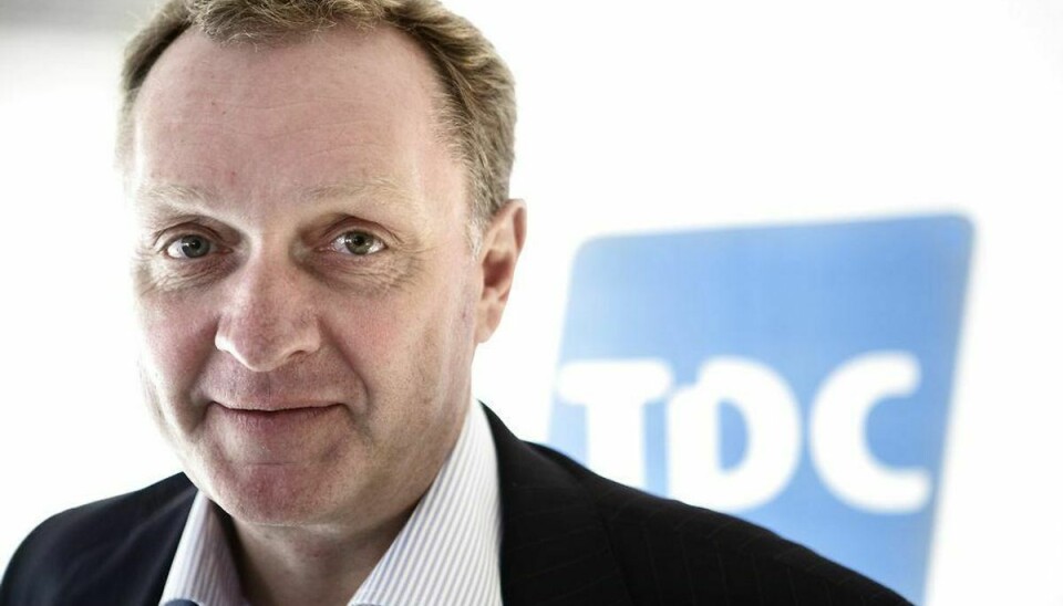 Koncernchef i TDC Carsten Dilling fratræder øjeblikkeligt sin stilling. Foto: Jeppe Bøje Nielsen (Arkivfoto)