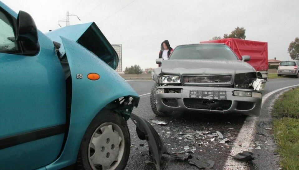 For høj fart er skyld i halvdelen af ulykker på landevejene. Arkivfoto: Iris/Scanpix