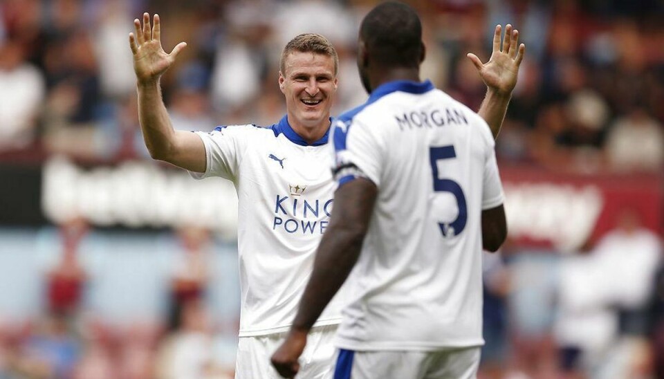 Schmeichel og Leicester topper efter 2-1-sejr Foto: John Sibley/Scanpix.