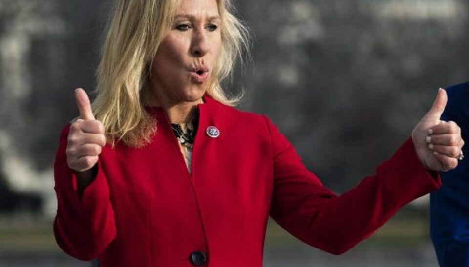 -En kræftsvulst i partiet Marjorie Taylor Greene har på Twitter taget til genmæle og kalder “svage republikanere” for “den sande kræftsvulst”. (Arkivfoto.) Foto: Tom Williams/Scanpix