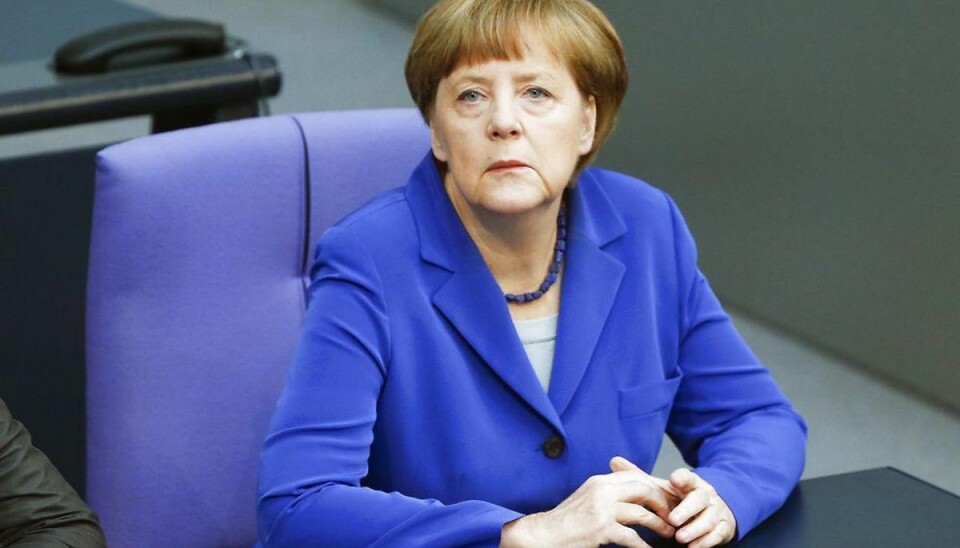 Thorning vil tale om Femern med Merkel Foto: HANNIBAL HANSCHKE/Scanpix
