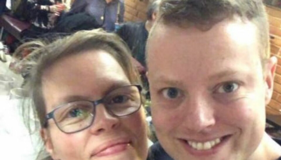 Steffen (til højre) og Freyja (til venstre) lærte hinanden at kende på studiet og forblev venner, frem til Freyjas død. Foto: Privat. Steffen (til højre) og Freyja (til venstre) lærte hinanden at kende på studiet og forblev venner, frem til Freyjas død. Foto: Privat.