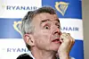 Ryanair-direktør Michael O’Leary på en pressekonference i Belgien. Foto: THIERRY ROGE